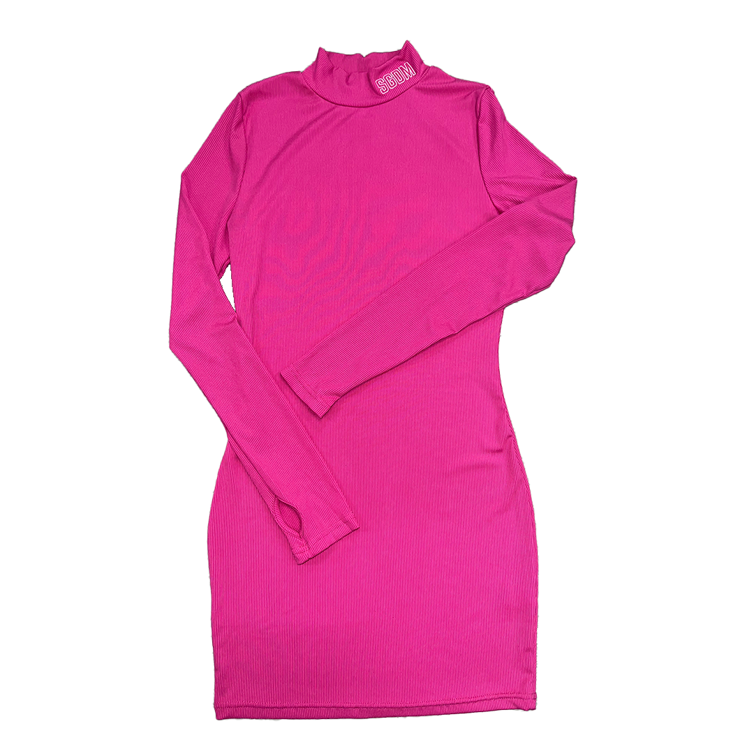 SGDM Pink Ribbed Dress