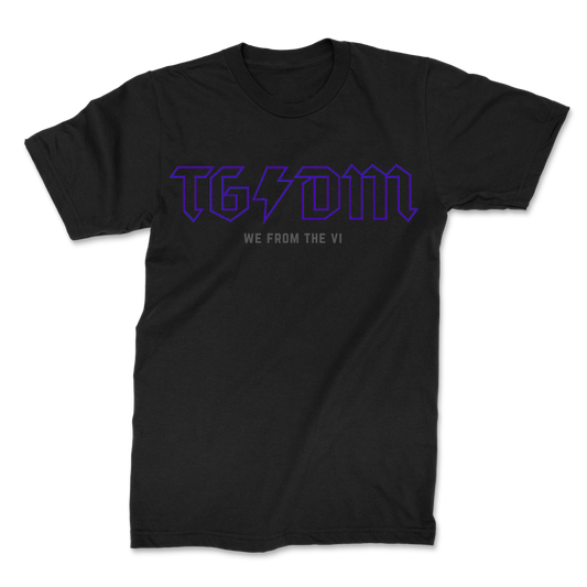 "We From The VI" TGDM T-Shirt| Black